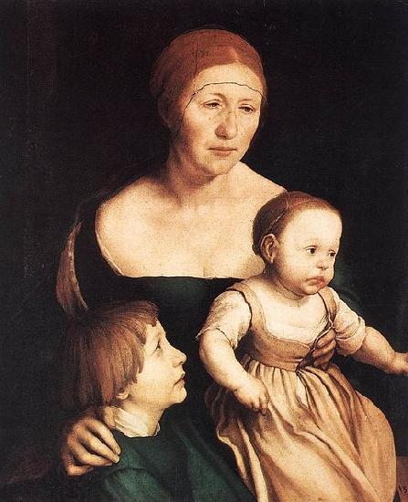 Hans holbein the younger The Artist's Family